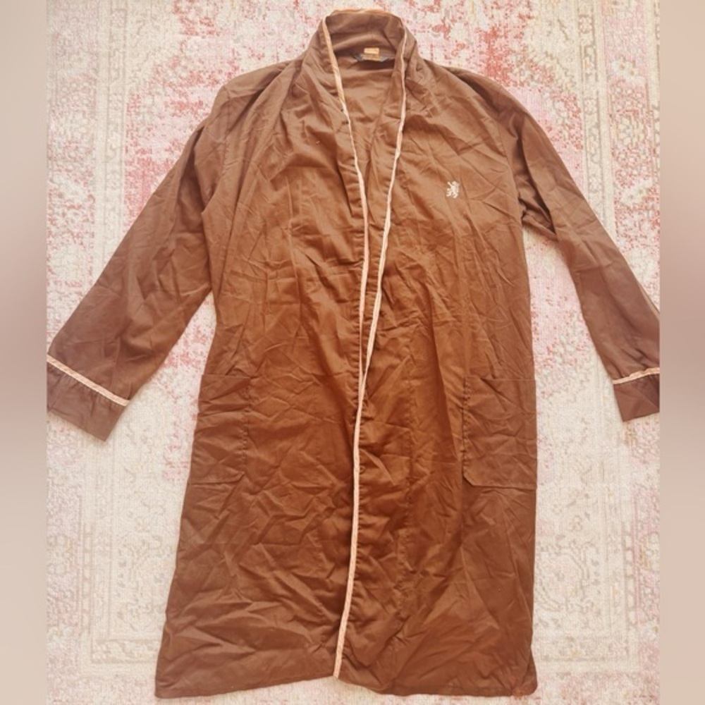 Aristo Robe, Men's Vintage High Quality Brown Robe
